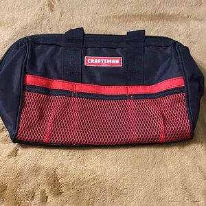 Craftsman Small red & black tool bag new